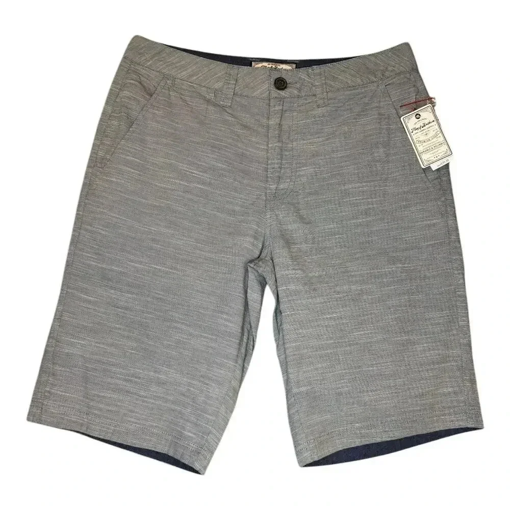 NEW Flag‎ & Anthem Men's Gray Chino Shorts Size 29 Casual Summer Wear NWT